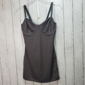 Bodyslimmers Nancy Ganz Gray Dress Slip Shapewear